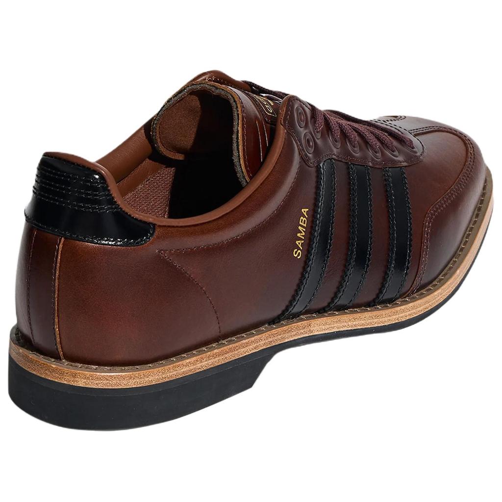 adidas Оригинальные кроссовки Samba Casual из кожи, унисекс, коричневые, черные, HP5198