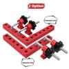 New 1 Set 90 Degree Positioning Squares Right Angle Clamps - Aluminum Alloy Fixing Clip Woodworking Corner Clamping Square Tool