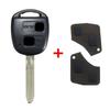 2-Button Remote Key Shell For Toyota RAV4 Camry Corolla Prado Avalon