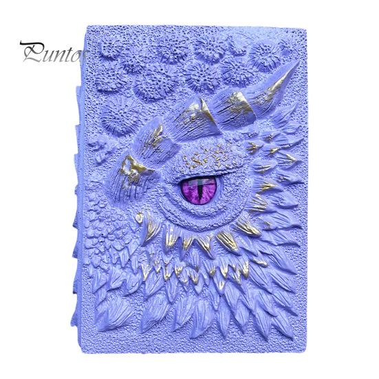 3D Dragon Eye Journal Твердый переплет из смолы Винтажный тисненый Devil Eye Дорожный блокнот Скетчбук Блокнот Дневник Коллекция Любителей Драконов Подарок