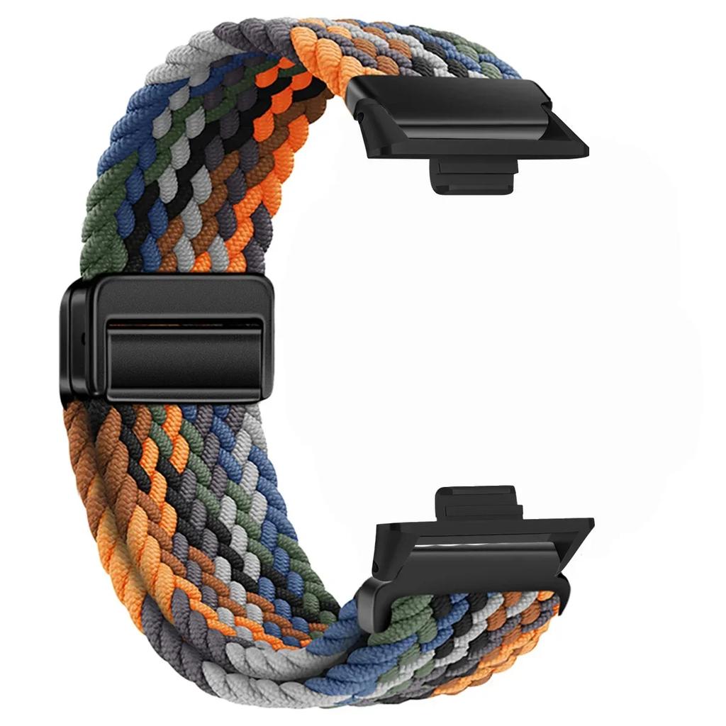 Magnetic Braided Nylon Loop Band for Xiaomi Redmi Watch 5 4 Strap Adjustable Sport Replacement Correa Bracelet Mi Band 9 8 Pro