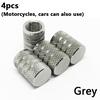 4pcs New Bike Parts Aluminum Alloy Tyre Valve Cap Bicycle Accessories Wheel Rim Tire Dust Cover