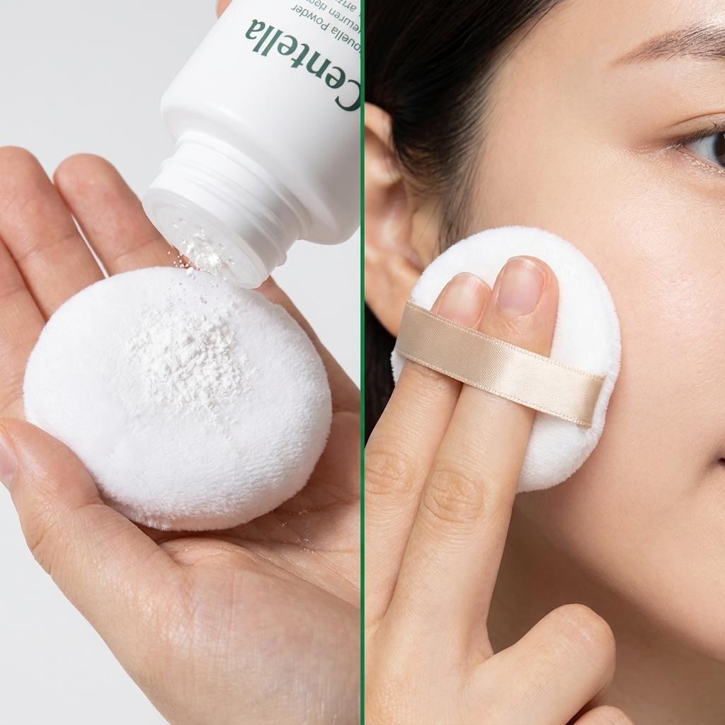 TIA'M Официальная пудра Centella Blending (10г) - [K-BEAUTY] Индивидуальная успокаивающая пудра с центеллой и точечное средство