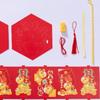 with Tassel Chinese Style Lantern Handmade Craft Handheld Lantern  Spring Festival