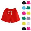 Kids' Solid Color Shorts - Candy Tone Basic Casual