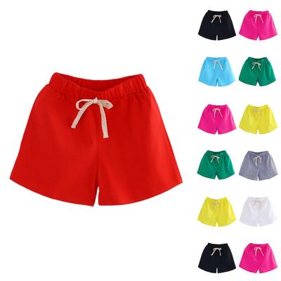 Детские однотонные шорты - Candy Tone Basic Casual