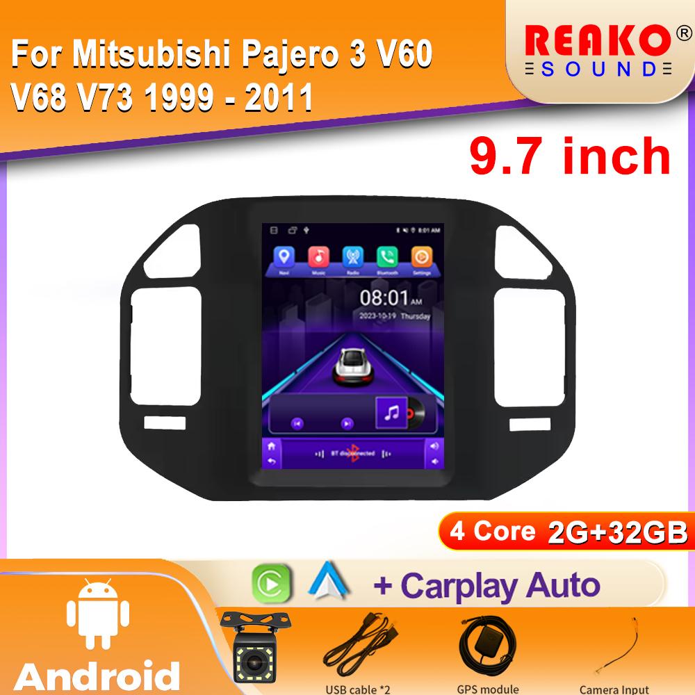 WIFI для Mitsubishi Pajero 3 V60 V68 V73 1999 - 2011 Android Auto Car Radio GPS Navigation Мультимедиа Стерео Carplay 2din DVD