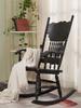 American Bedroom Villa Living Room Chair Vintage Study Home Furniture Rocking Chair Dorm Balcony Back Armchair