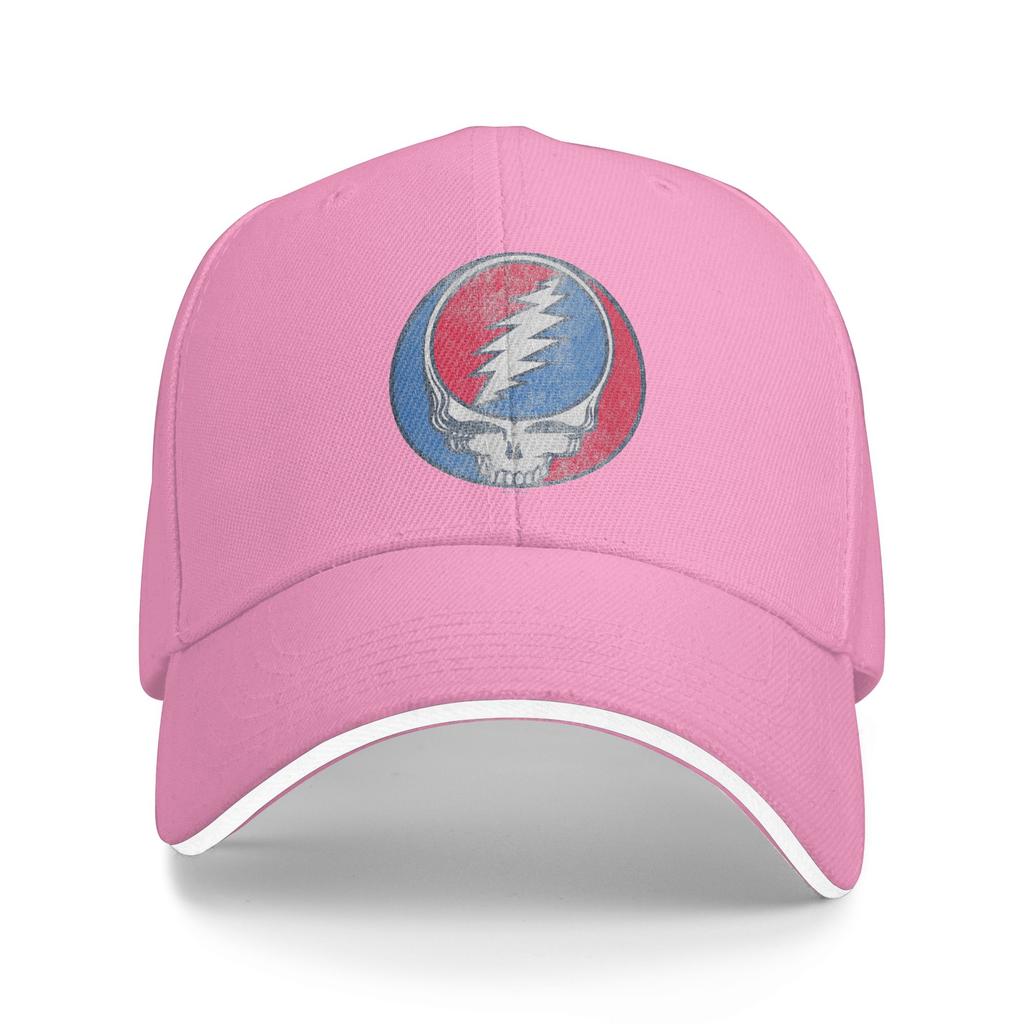 Grateful Dead Your Face Casual Baseball Cap Hunting Camping Trucker Hat Spring Sun Visor Men Adult Classic Snapback Cap