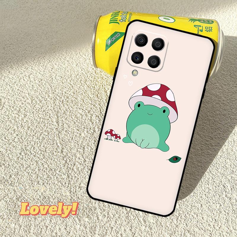 Милый Чехол-Лягушка с Грибом Для Samsung Galaxy M52 M36 M06 M16 M56 M33 M15 M55 M31 M13 M12 M14 M53 M32 M35 M34 M54