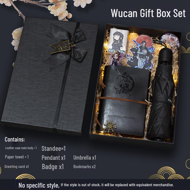 2D Канцелярский подарочный набор для студентов: Танджиро, Шинобу, Незуко, Кёджуро и Муичиро