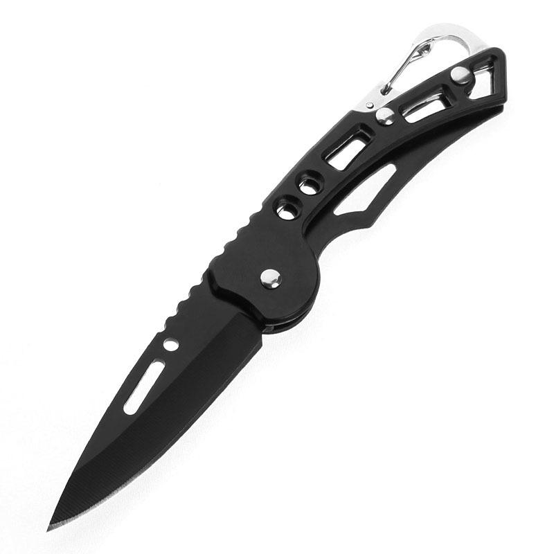 2024 new Stainless steel color mini folding knife, EDC portable outdoor camping knife, multi-function keychain tool knife