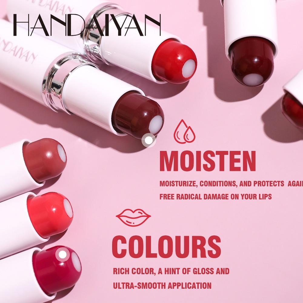 HANDAIYAN Lipstick Lippenstift, Twa-in-ien, Hert-LIP, Reade Froulike Matte Hydraterend En Hydraterend Is Net Maklik Te Ferklearjen