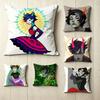 HHomestuck Крутая KKanaya MMaryam Квадратная двусторонняя печатная наволочка Спальня Прикроватная подушка Чехол для диванной подушки