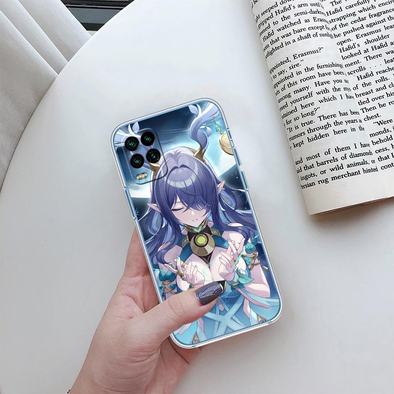 RA14 Genshin Impact Прозрачный чехол для телефона для Samsung Galaxy A04 A04S A14 A23 A34 A54 M23 M33 M52 M53