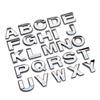 Badge 25mm Car Decals Car Stickers 3D Sticker Letter Number Stickers Metal Alphabet Stickers