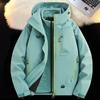 Mens Hooded Outdoor Tactical Jacket With Removable Insulated Liner Wear