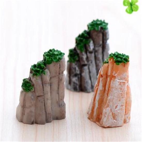 Садовые украшения 3 шт./компл. мини-горные миниатюрные игрушки бонсай орнамент завод