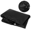 210D Black Cart Cover Waterproof Rainproof Dustproof Cover for Golf Cart Home Supplies