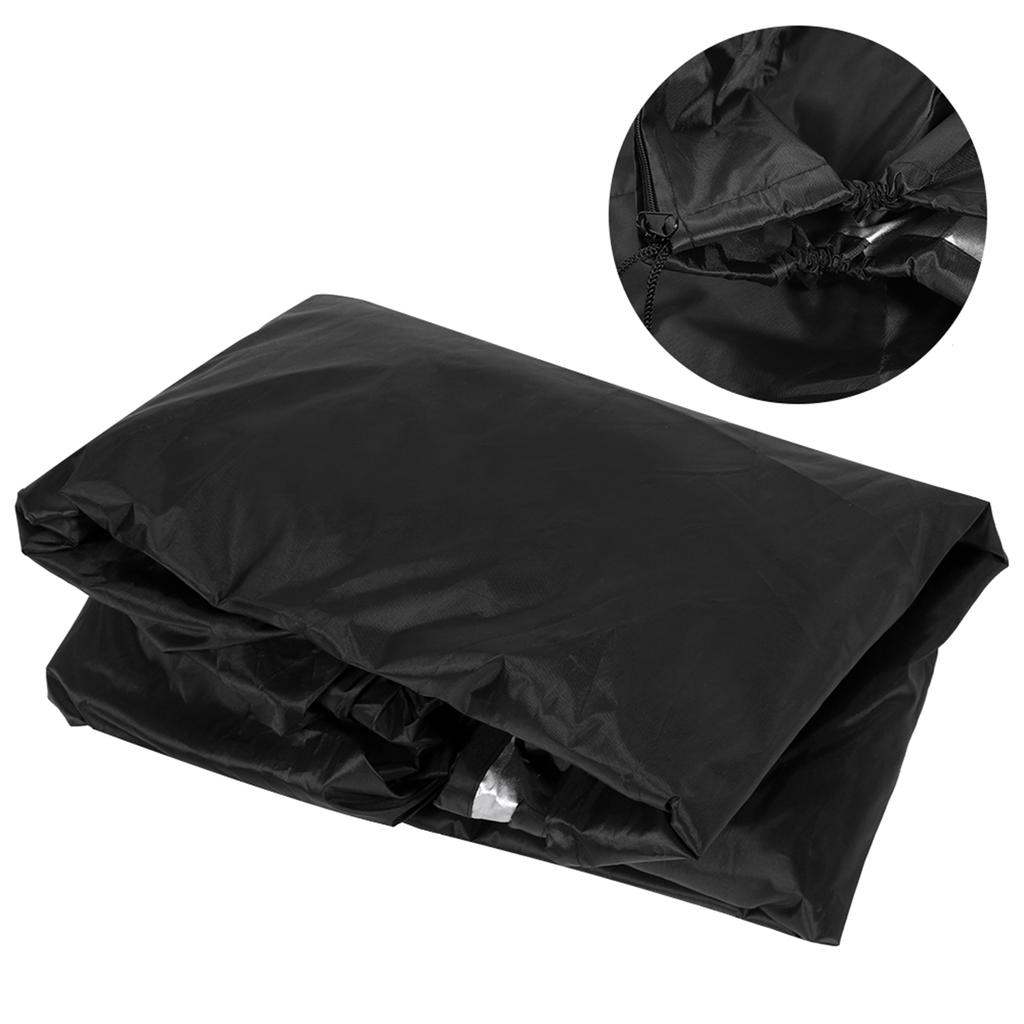 210D Black Cart Cover Waterproof Rainproof Dustproof Cover for Golf Cart Home Supplies