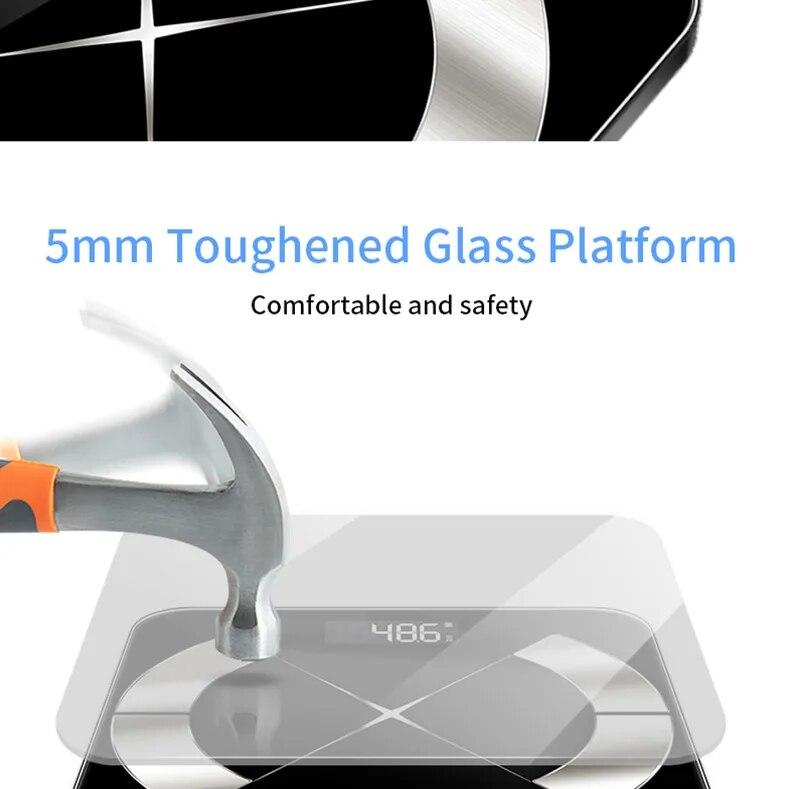 Body Fat Scale Smart Wireless Digital Bathroom Weight Scale Body Composition Analyzer With Smartphone App Bluetooth-compatible