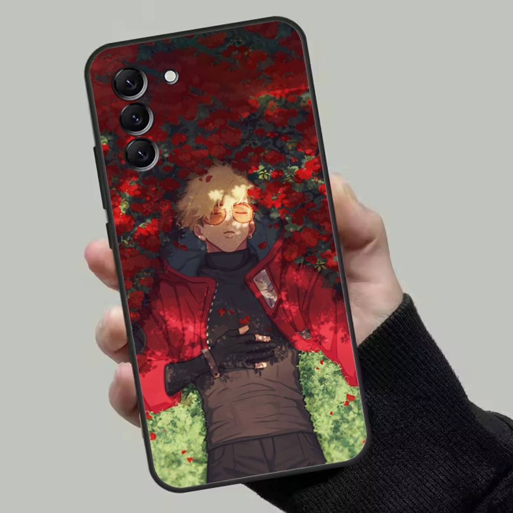 Чехол для телефона TRIGUN STAMPEDE для Samsung Galaxy A13,A21s,A22,A31,A32,A52,A53,A71,A80, Мягкий черный корпус