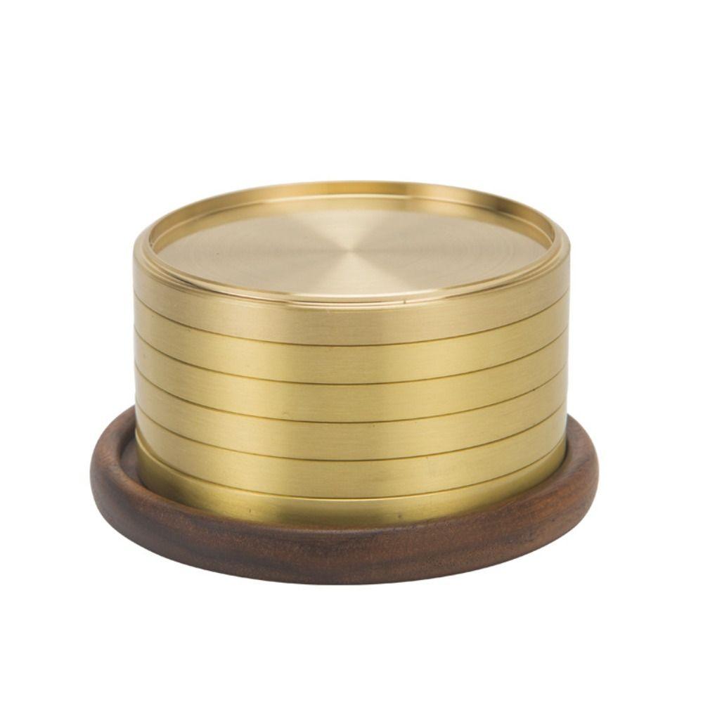 Круглая латунная подставка под стакан, металлический поднос для чашки, держатель для стола, поднос для чая, барная стойка