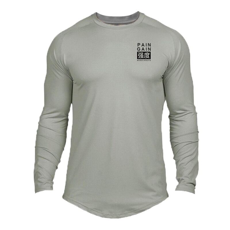 Do The Work Осенняя компрессионная мужская обтягивающая быстросохнущая футболка для фитнеса, спортзала, бодибилдинга, плотная футболка с круглым вырезом и принтом букв