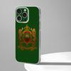 Morocco Flag Coat Of Arms Passport Phone Case New For IPhone 16 15 14 12 13 11 Pro Max Mini X XR XS Plus Black Silicone Transpar