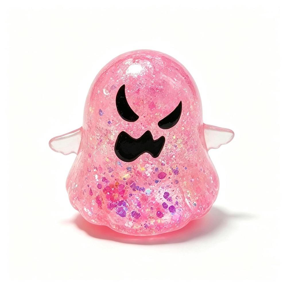 Soft Maltose Squeezing Fidget Toy with Sequins Fidget Squishy Toys Relax Ghost Sensory Toy Daily