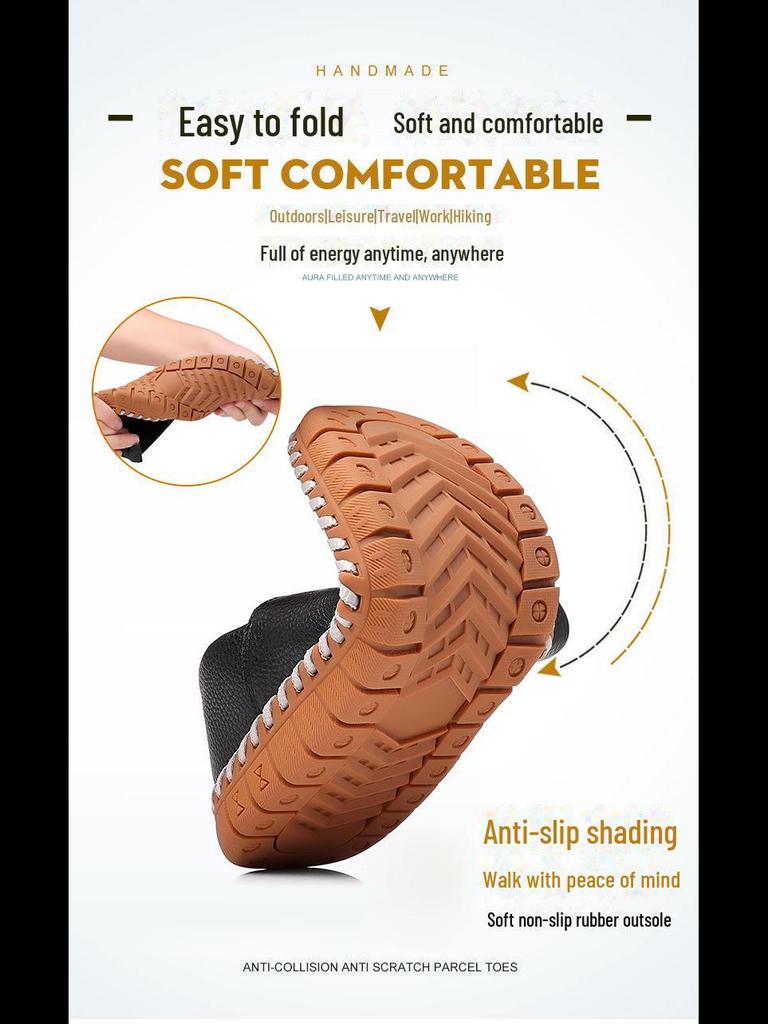 Мужские повседневные туфли-лодочки из искусственной кожи большого размера с круглым носком