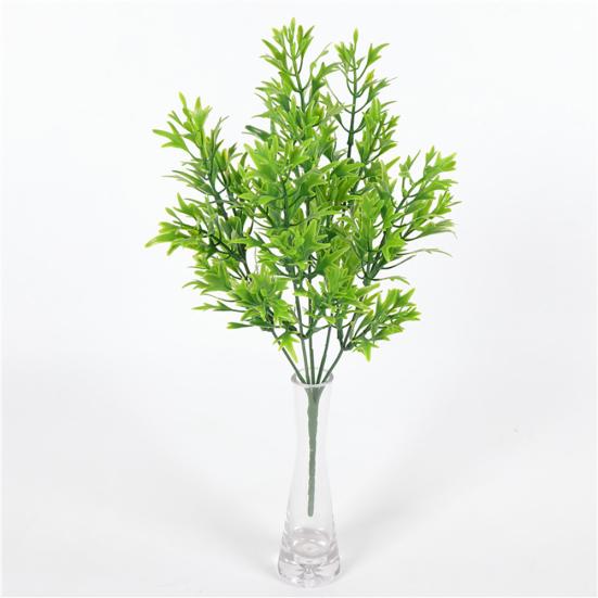 1 букет, искусственная маленькая пилообразная трава, искусственное растение, домашний отель, свадебный декор