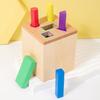 Деревянные игрушки для сортировки по цвету, коробка с формами, игрушки Монтессори, развитие мелкой моторики, сенсорные игры на сопоставление, развивающие детские игрушки для 1-3 лет