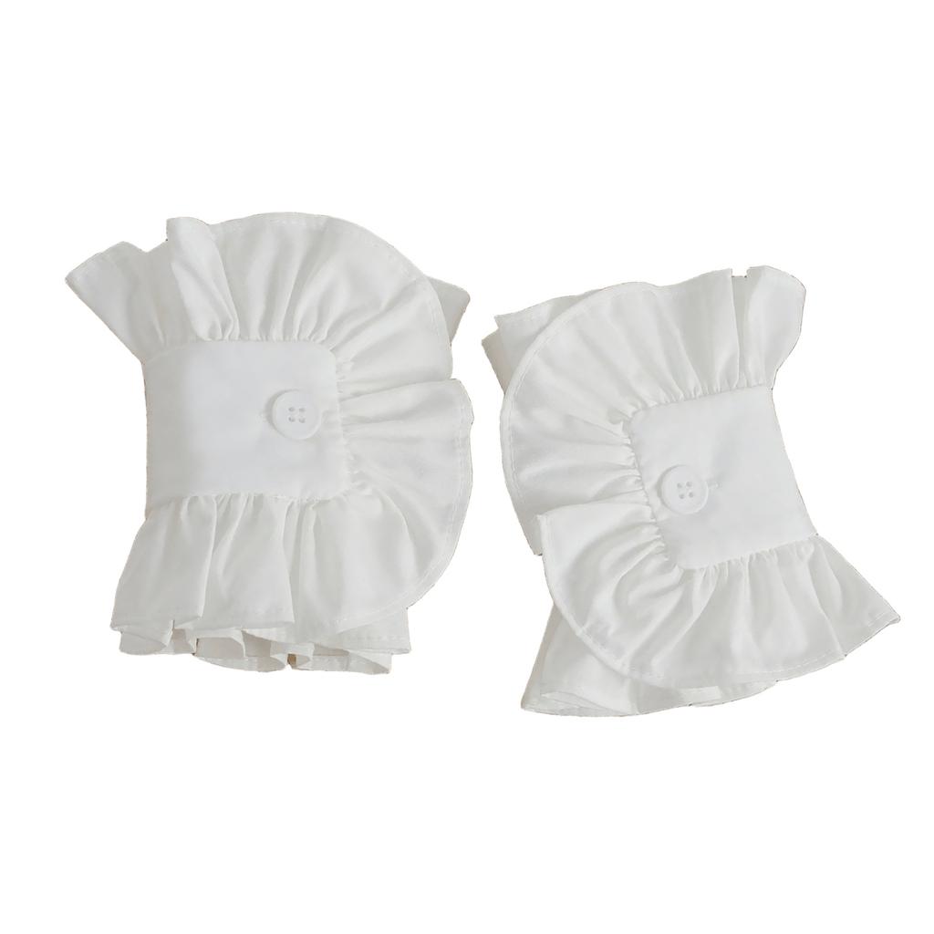 Lace Cuffs Decorative Sleeves for Female Teens Detachable False Sleeves Cuff Extension Trendy Clothing Wrist Accessories