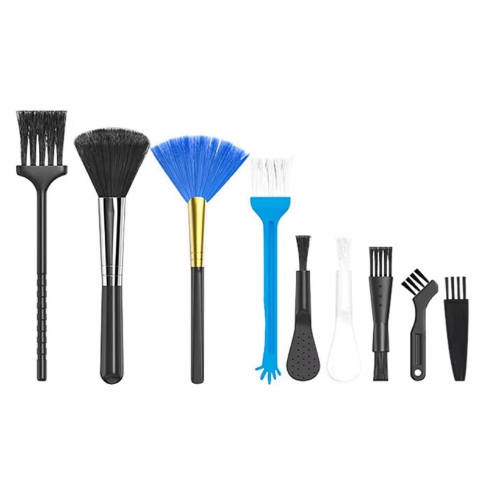 5/6/9/10Pcs Portable Mini Cleaning Brush Kit Dust Removal Dust Cleaner Kit  Car Interior