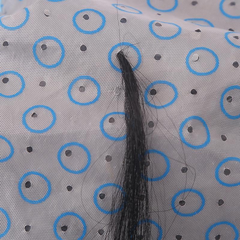 DIY Highlight Cap for Hair Coloring Disposable Hook & Loop Highlighting Tool with Needles Home Use Self-Service Hair Dyeing