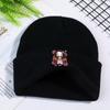 Kimetsu Neko Yaiba Nezuko Skullies Шапочки Шапки Зимние женские вязаные шапки унисекс для взрослых Унисекс Demon Slayer Аниме Манга Капот Шапки