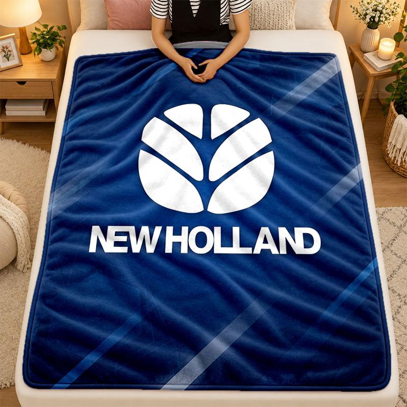 Flannel BlanketNew Holland Warm Soft Throw Blanket for Indoor Sofa Bed Living Room Use