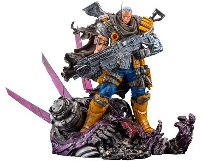 MARVEL UNIVERSE Cable FINE ART STATUE Signature Series Kucharek Brothers Scale Cold Cast Finished Figure MK363 Feat. 1/6