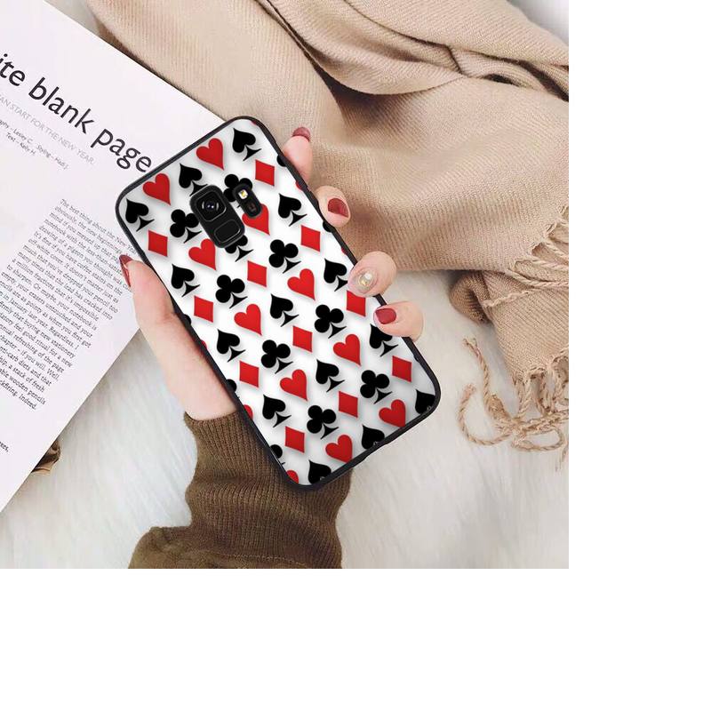 Poker Phone Case For Samsung Galaxy S20 S10 Plus S10E S5 S6 S7edge S8 S9 S9Plus S10lite 2020