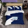 Queens Park Rangers Football 3 Piece Bedding Set Soft Duvet Cover Set with Pillowcases Printed Bedroom Decor Set for Home