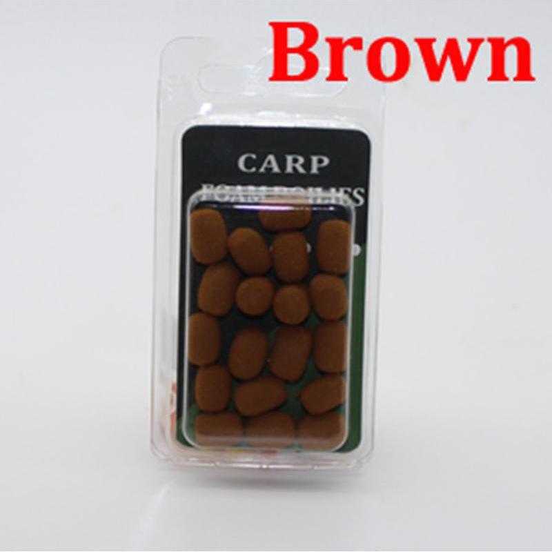 20 шт., цилиндр, приманка для ловли карпа, пена, всплывающие карповые бойлы, приманка для волос, искусственная приманка для поп-корна, метод кормушки для ловли карпа