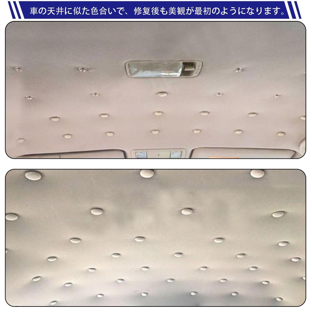 Aicosineg 65pcs Auto Ceiling Repair Roof Headliner Auto Repair Button Rivet Ceiling Repair Car