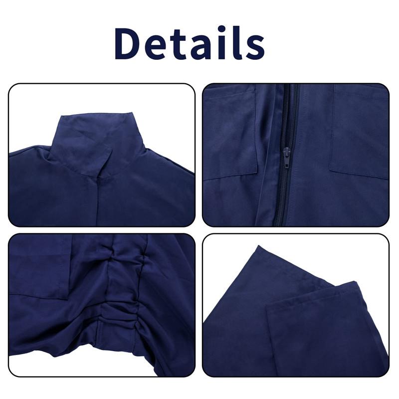 P-jsmen Michael Myers Costume Horror Killer Blue Work Clothes Comfort Cosplay Halloween Jumpsuit for Adult High Quality