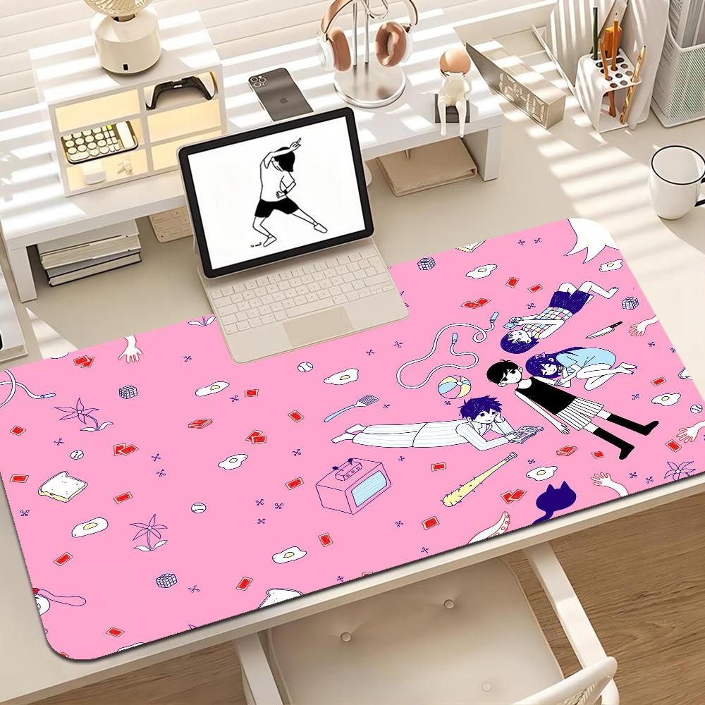 Коврик для мыши Omori Новый Резиновый Коврик для мыши Прочный Настольный коврик для мыши Размер Для игровой клавиатуры Коврик для геймера