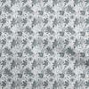Cotton Flex Gray Fabric Abstract Watercolor Floral Fabric For Sewing Printed Craft Fabric By The Yard 40 Inch