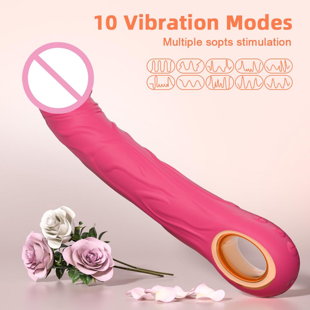 Powerful Dildo Vibrator for Women Clitoris Stimulator Massager Female G Spot Vibrating Big Dick Masturbation Adult Sex Toys