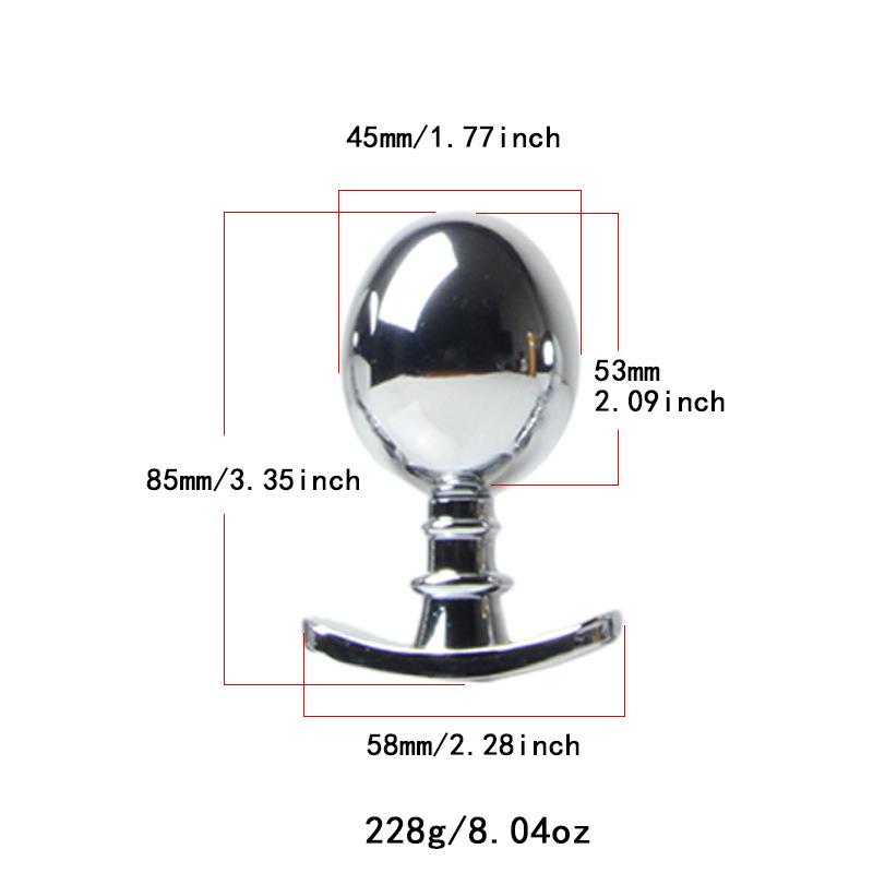 Регулируемый съемный металлический анальный стимулятор для тренировок и ношения на улице