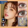 Eyeshare 1 Pair Colored Contact Lenses for Natural Eyes Blue Pupils Purple Lens Yearly