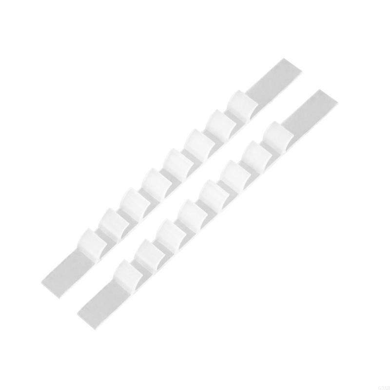 G5AB 200/300/500 шт. Вешалка для весов Противоскользящие полоски Прозрачный силикон Зубчатая противоскользящая полоска Накладка на ручку вешалки Противоскользящий набор полосок